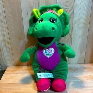 Baby bop barney plush talking plush